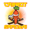 Vegetable carrot samurai