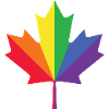 Canada maple leaf LGBT