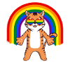 Tiger Gay Pride LGBT Rainbow