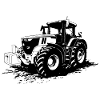 Tractor - tug - farmer - farmer