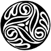Black celtic art