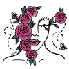 Rose & Bee lady