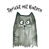 Graue Katze - Spricht mit Katzen