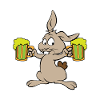 Rabbit brings beer