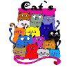 katte, kat, kattebande, Mietze kat, sjov