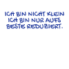 Ich bin nicht kein Spruch