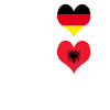 Germany and Albania awesome / gift