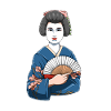 Japanese geisha woman from Japan