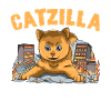 Catzilla - Funny Kaiju Monster Cat