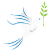 Friedenstaube Symbol der Freundschaft Geschenkidee