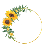 Couronne de tournesol personnalisable