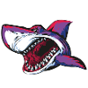 shark fish blob