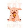 I'm not fat I'm fluffy! - Piggy
