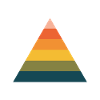 Rainbow pyramid