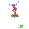 Jumping trampolin jumpstyle hopping sport
