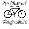 Problem Fahrrad Radfahren Radfahrer Spruch