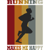 Running makes me happy
