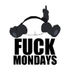 Fuck Mondays Funny Panda