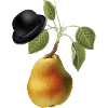 Magritte and the pear