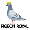 Königliche Taube (schwarzer Tippfehler)