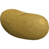 Thick German potato