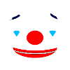 laughing clown
