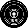 dumbbell icon weights