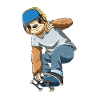 Sloth on skateboard - sloth skater