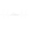 Boat Heartbeat Silhouette