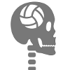 Volleyball i hovedet
