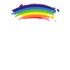 Scratched rainbow