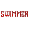 Swimmer glowing RED Swimming, Swimming