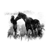 Fille avec cheval