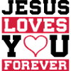 Jesus loves you heart
