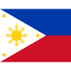 Avec le drapeau des Philippines