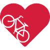 Herz Fahrrad