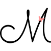 Letter M Initial letter Butterfly