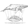 Submarine flying whale