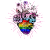 Gay pride Human Heart