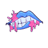 Face mask mouth lips vampire