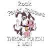 Rock Paper Scissors Throat Punch I Win
