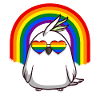 Gay Pride Cockatoo LGBT Rainbow