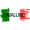 Cavallino on flag