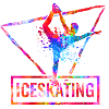 Eislauf-Mädchen