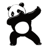 Dabbing panda