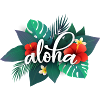 Hawaii aloha tropical flowers tropical