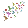 Origami birds