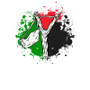 Palestinian flag slingshot Palestine