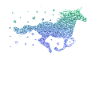 Unicorn glitter ladies girl gift horse