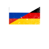 Russia Germany flag German Russian